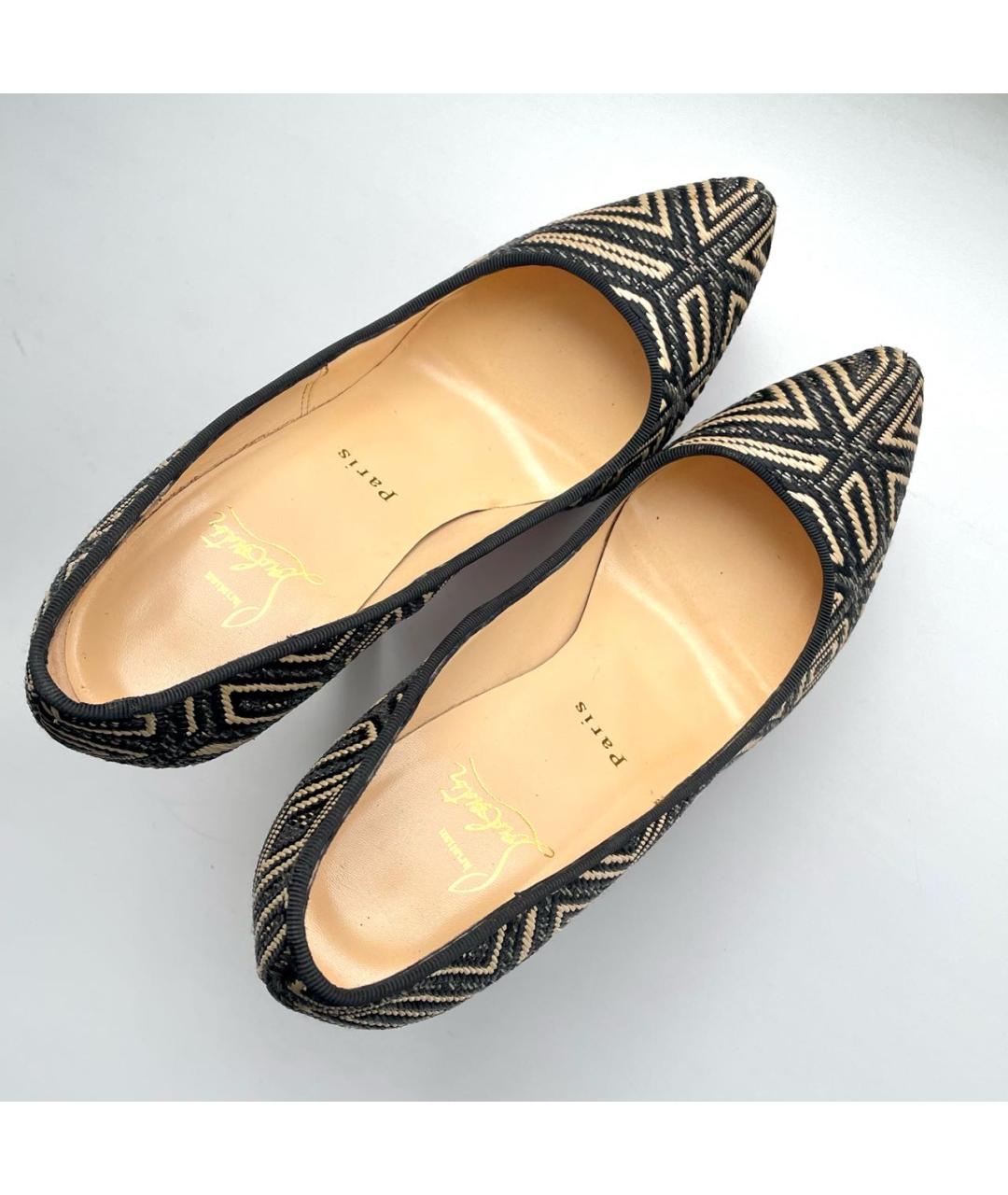 CHRISTIAN LOUBOUTIN Мульти текстильные туфли, фото 8