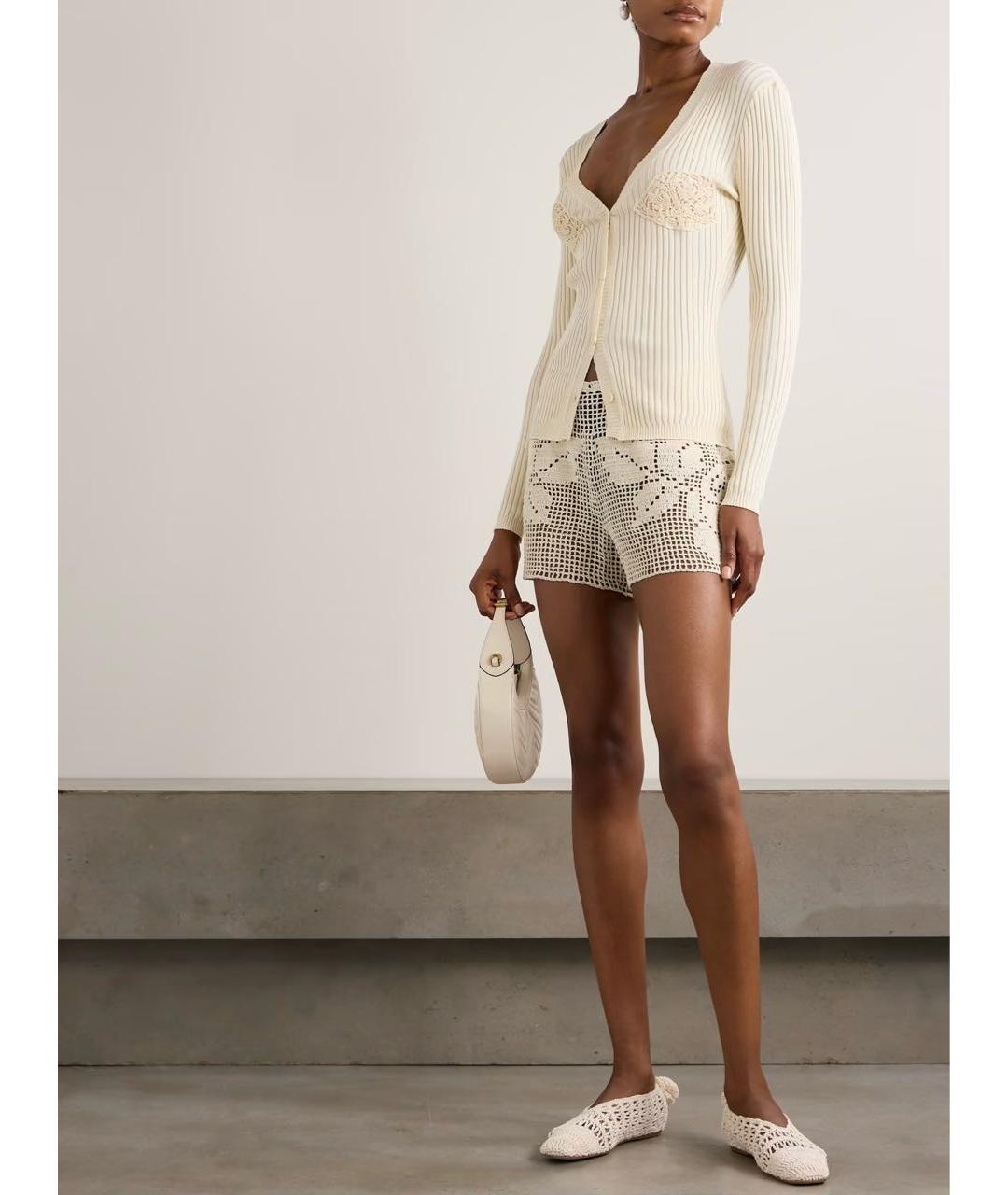 MAGDA BUTRYM Бежевый хлопковый кардиган, фото 7