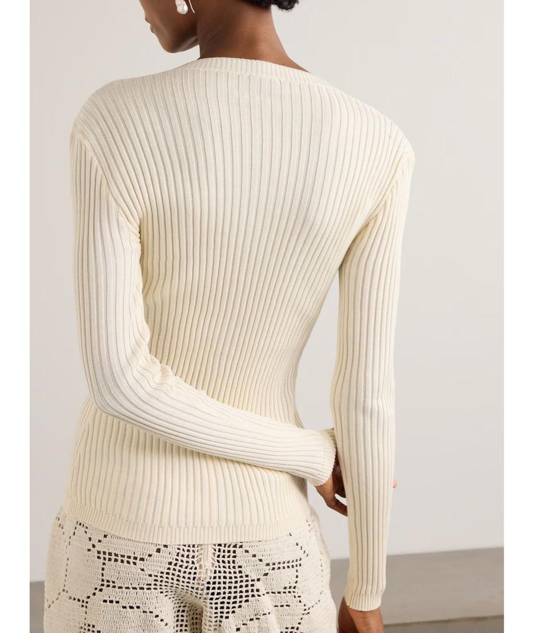 MAGDA BUTRYM Бежевый хлопковый кардиган, фото 8