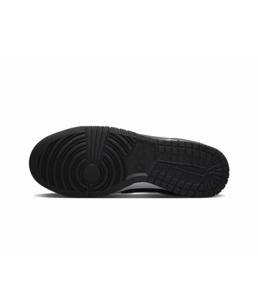 NIKE Черные кожаные низкие кроссовки / кеды, фото 5