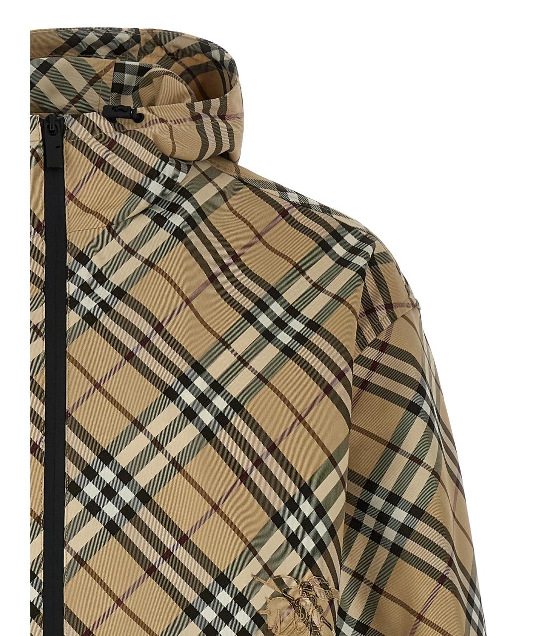 BURBERRY Мульти полиэстеровая куртка, фото 3
