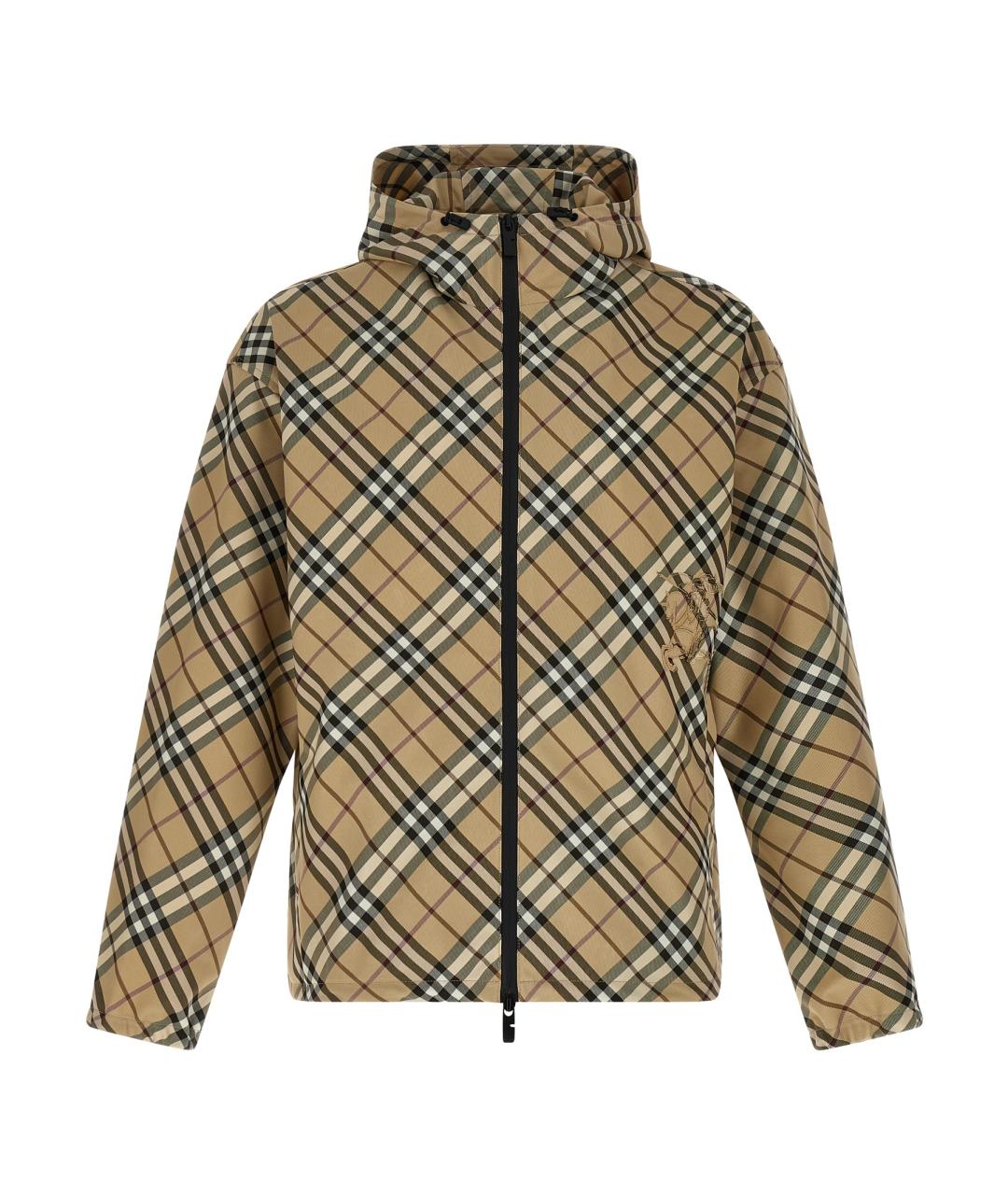 BURBERRY Мульти полиэстеровая куртка, фото 1