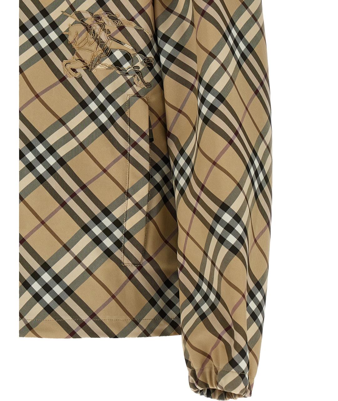 BURBERRY Мульти полиэстеровая куртка, фото 4