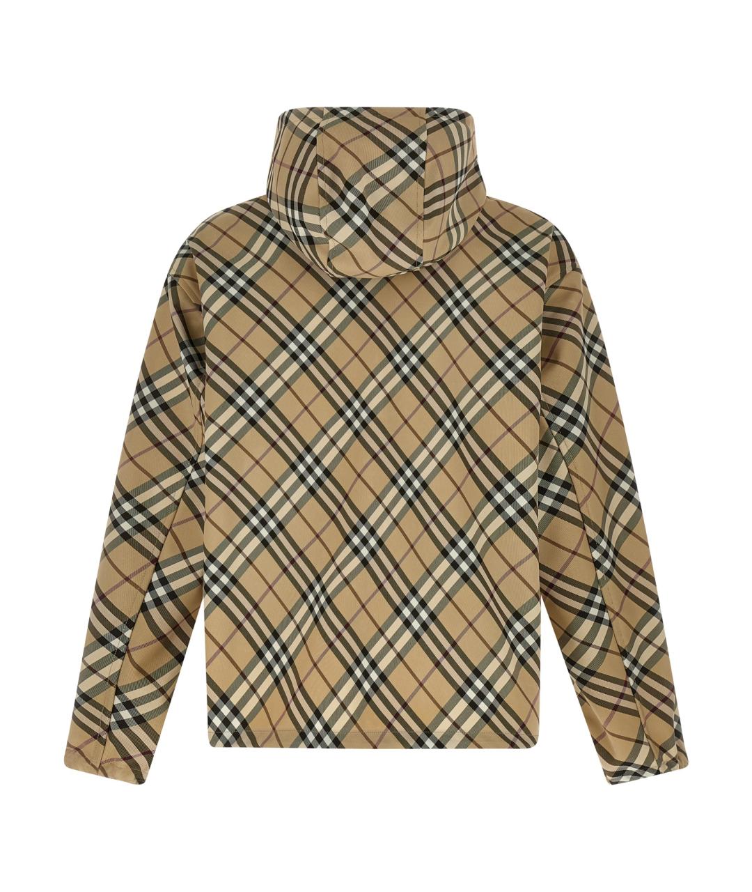 BURBERRY Мульти полиэстеровая куртка, фото 2