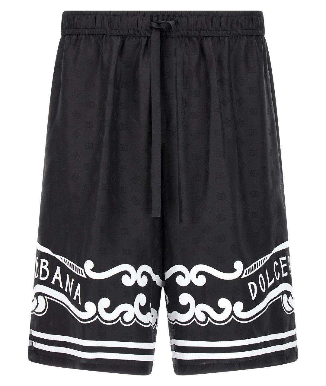 DOLCE&GABBANA Белые шелковые шорты, фото 1