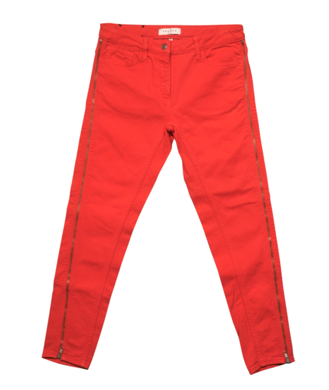 SANDRO Красные джинсы слим, фото 1