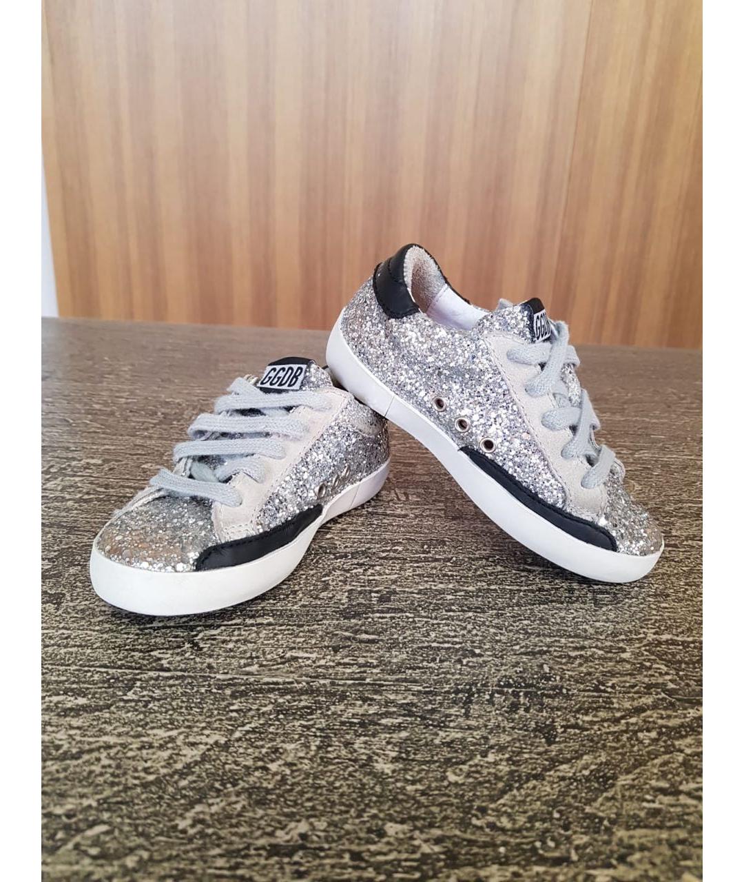 GOLDEN GOOSE DELUXE BRAND Серебряные кеды, фото 2