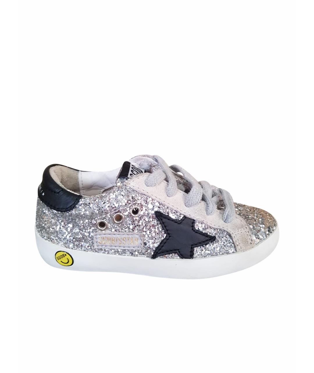 GOLDEN GOOSE DELUXE BRAND Серебряные кеды, фото 1