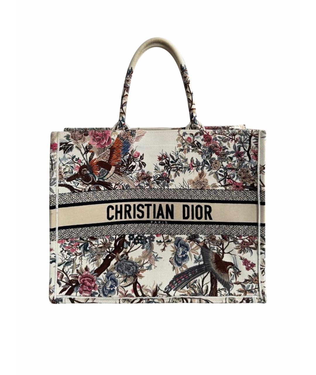 CHRISTIAN DIOR Мульти тканевая сумка тоут, фото 1