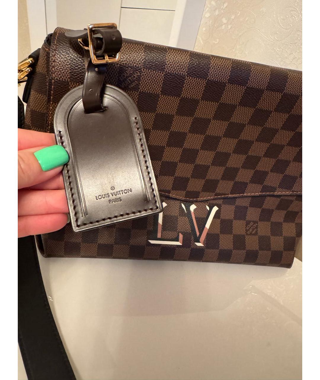 LOUIS VUITTON Коричневая сумка через плечо, фото 2