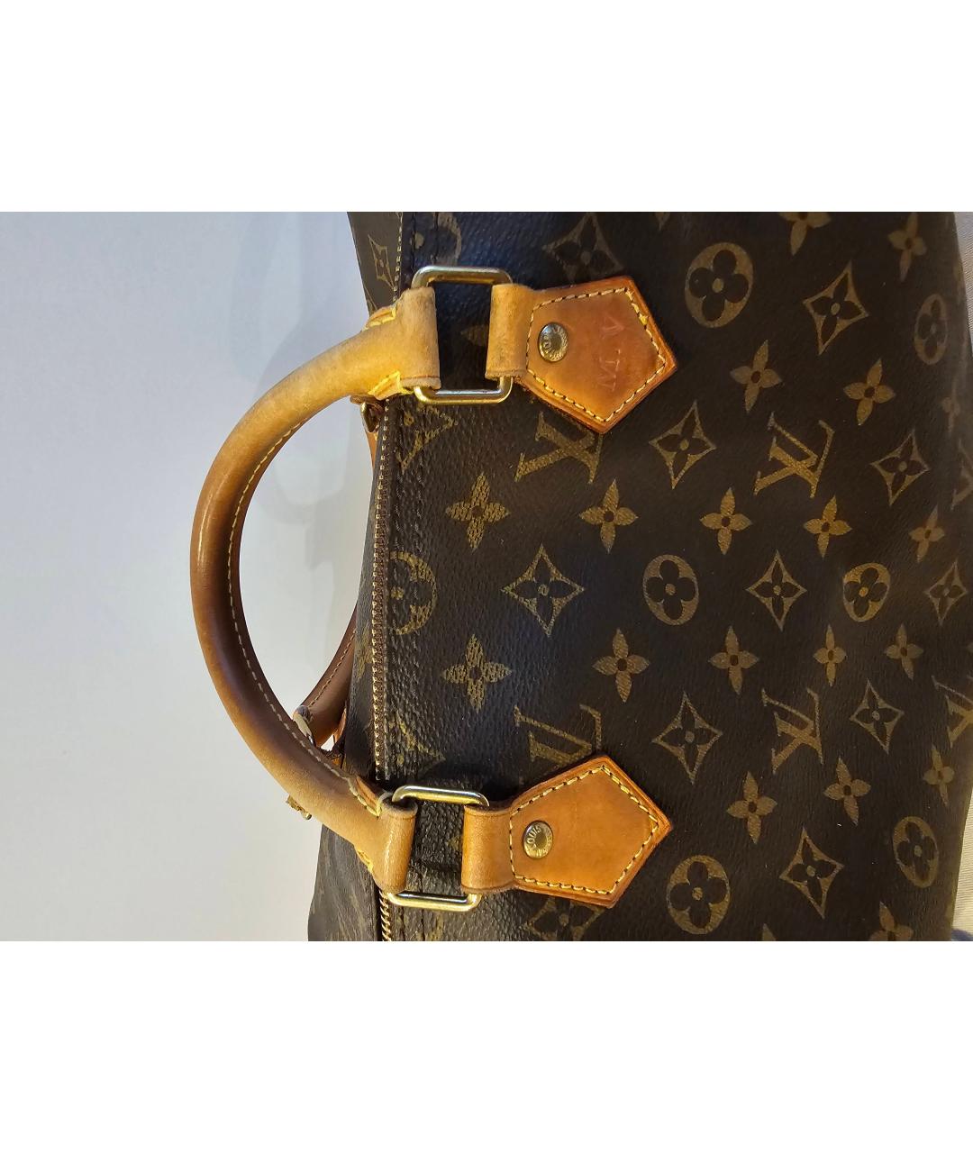 LOUIS VUITTON Коричневая сумка с короткими ручками, фото 8