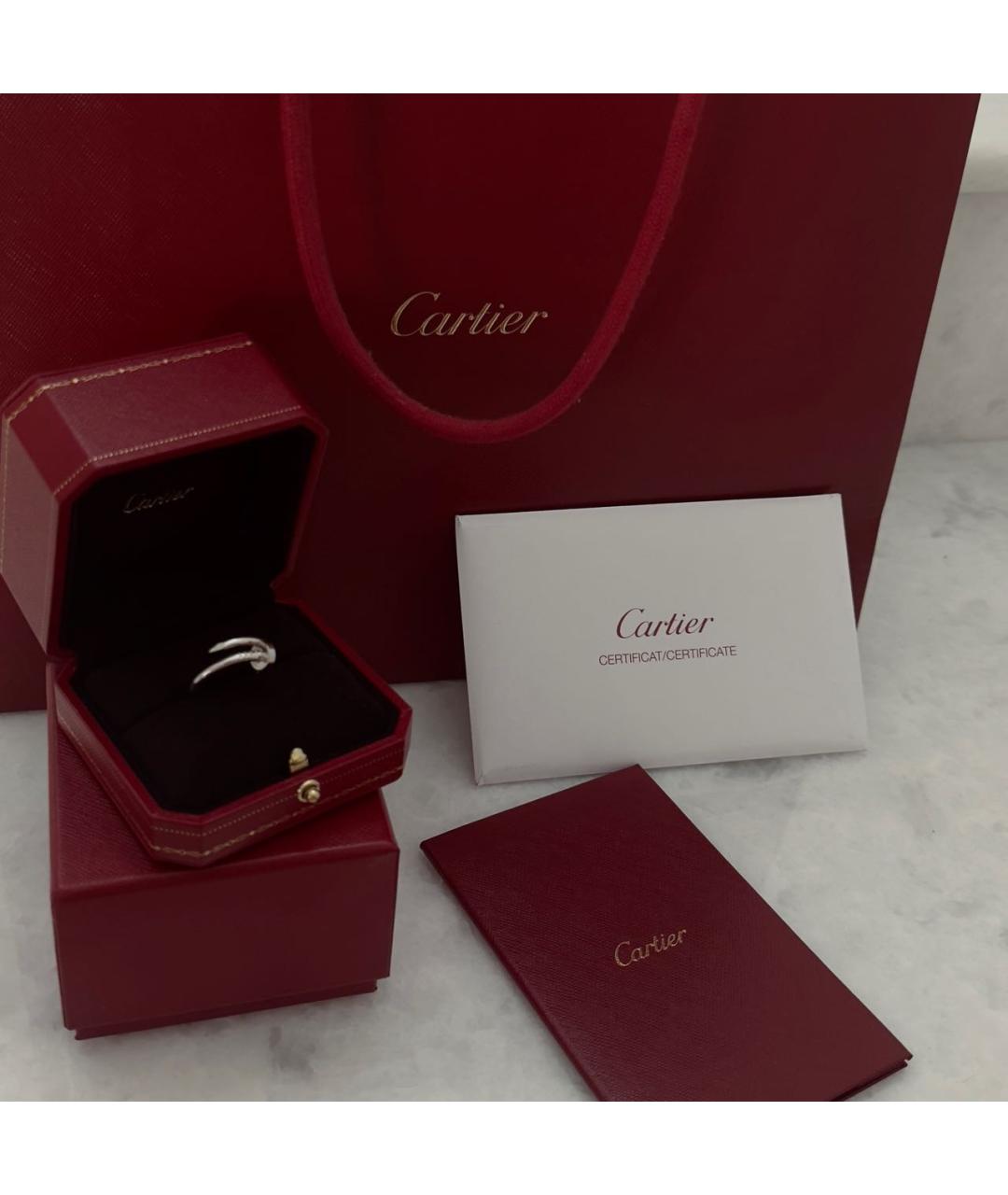 CARTIER Серебряное кольцо из белого золота, фото 8