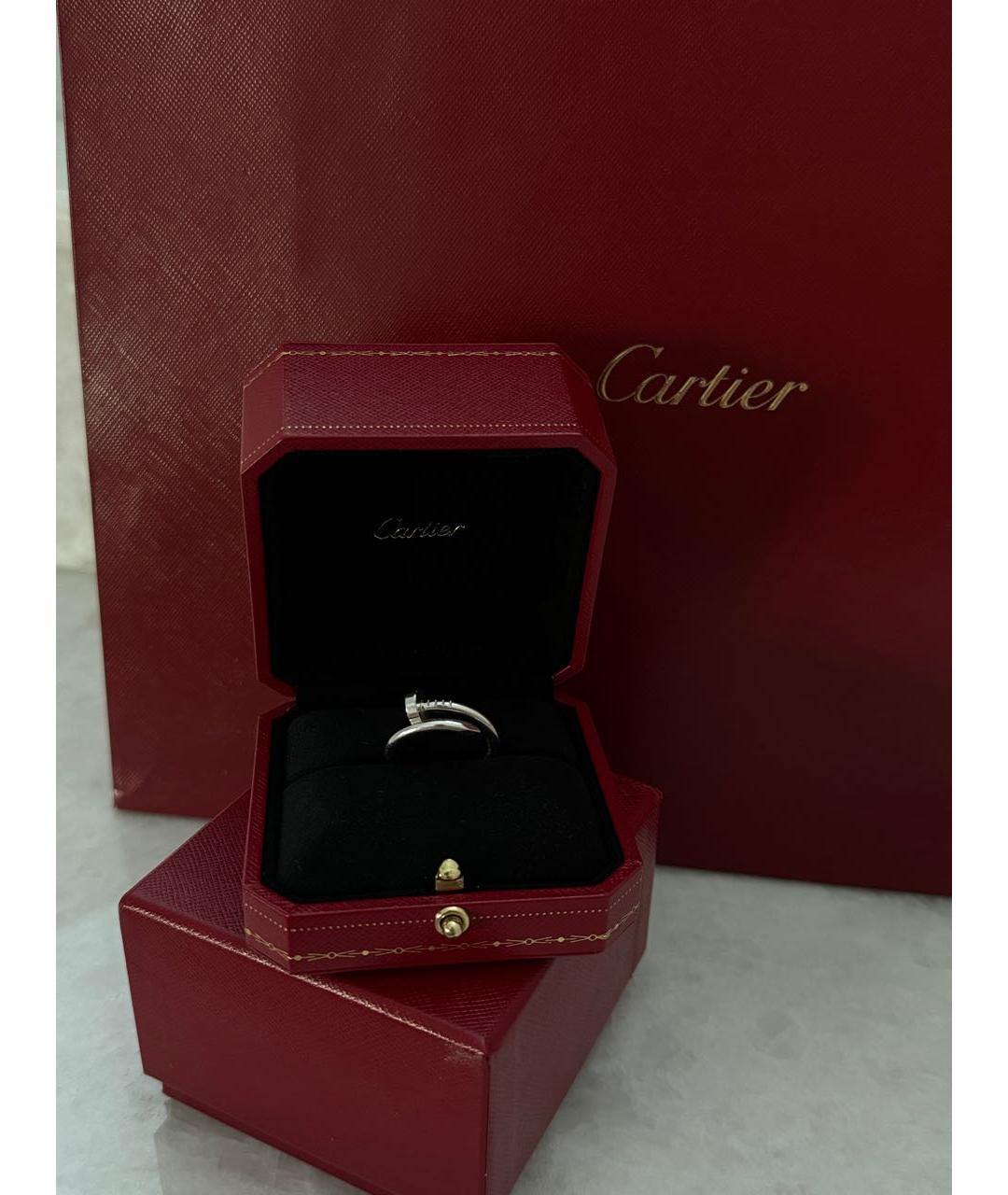 CARTIER Серебряное кольцо из белого золота, фото 4