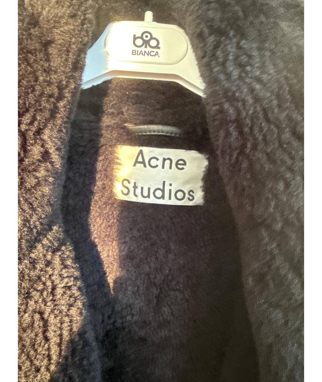 ACNE STUDIOS Черная дубленка, фото 3