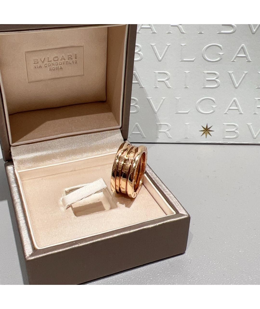 BVLGARI Золотое кольцо из розового золота, фото 6