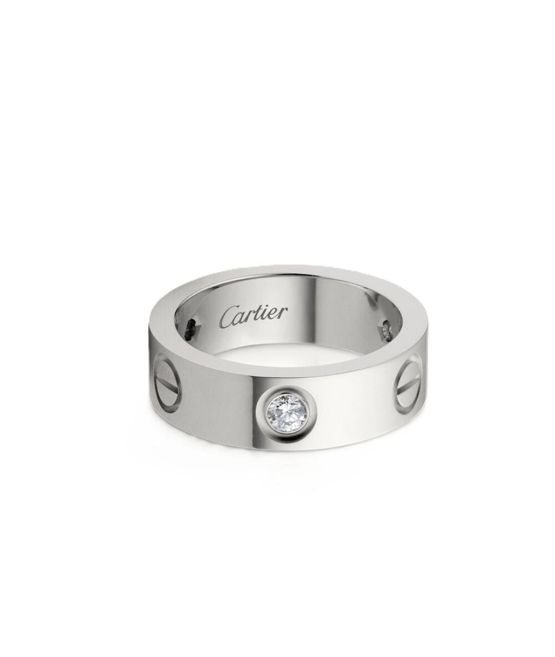 CARTIER Серебряное кольцо из белого золота, фото 1