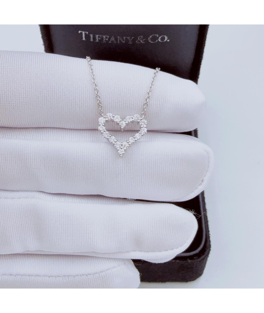 TIFFANY&CO Белое колье из белого золота, фото 4