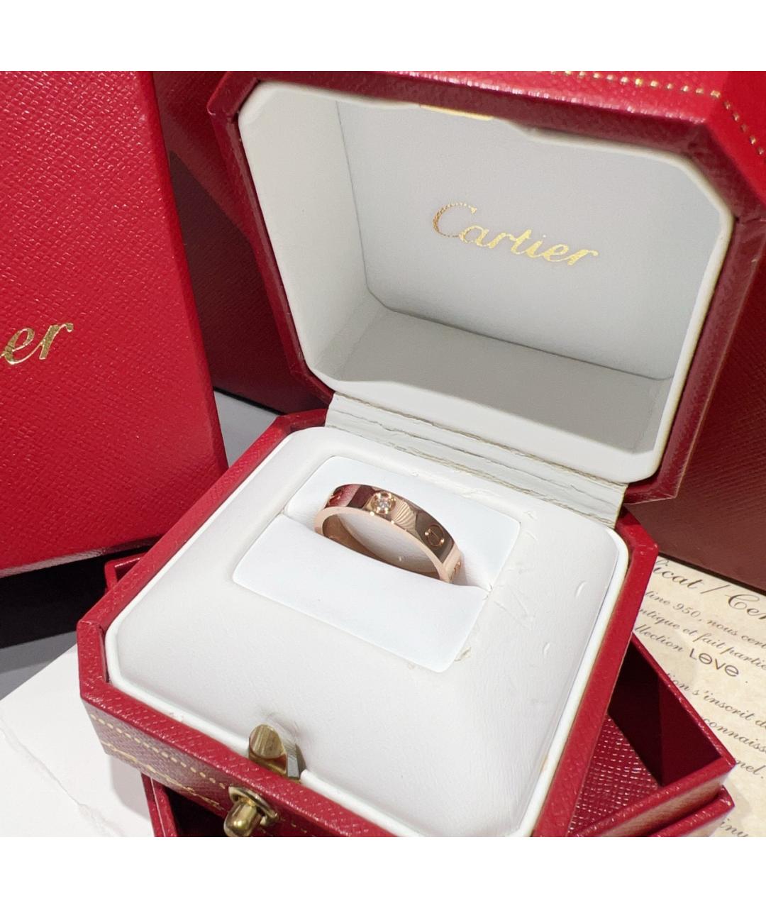 CARTIER Золотое кольцо из розового золота, фото 3