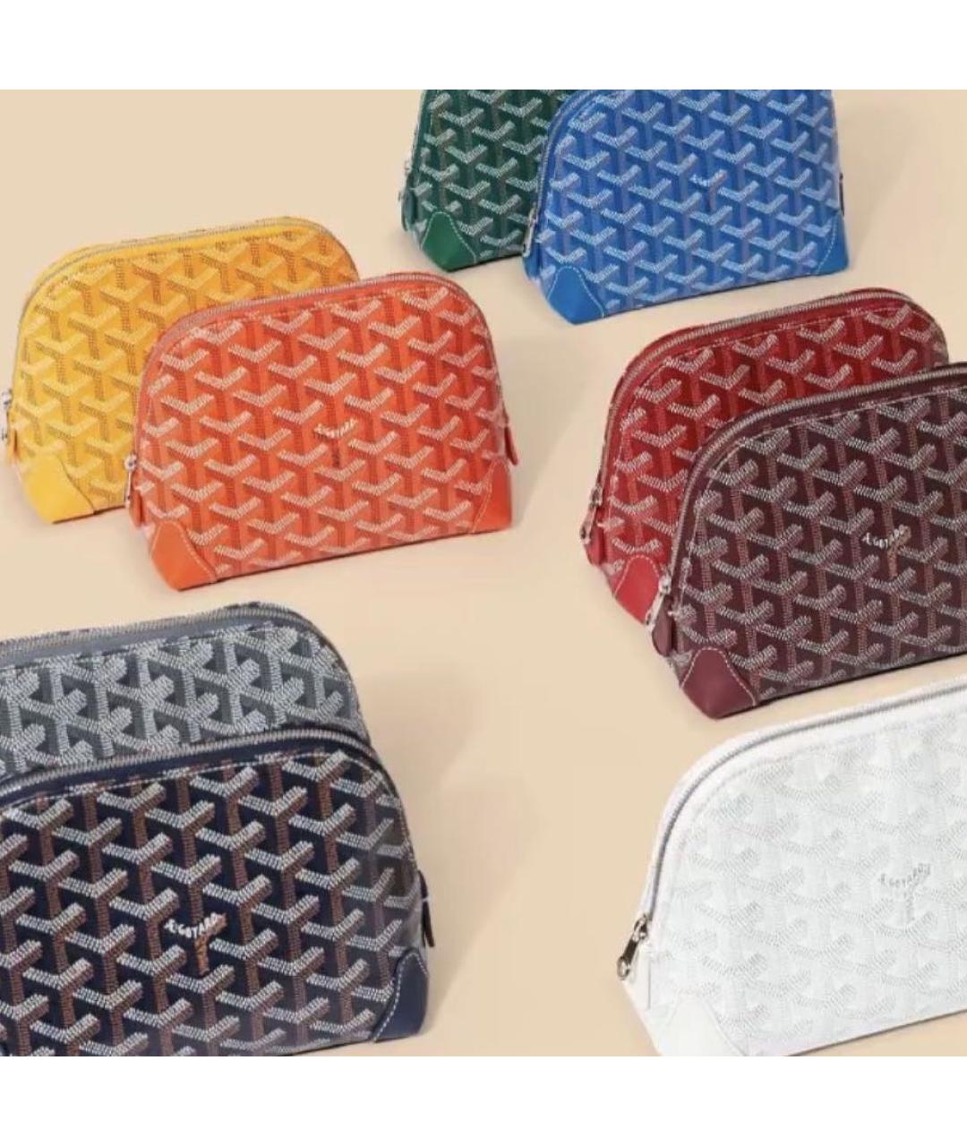 GOYARD Черная косметичка, фото 2