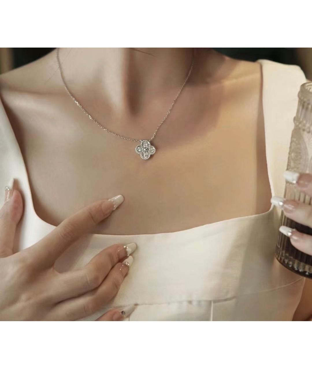 VAN CLEEF & ARPELS Серебряное колье из белого золота, фото 5