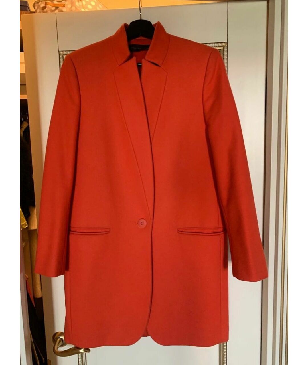 STELLA MCCARTNEY Красное шерстяное пальто, фото 2
