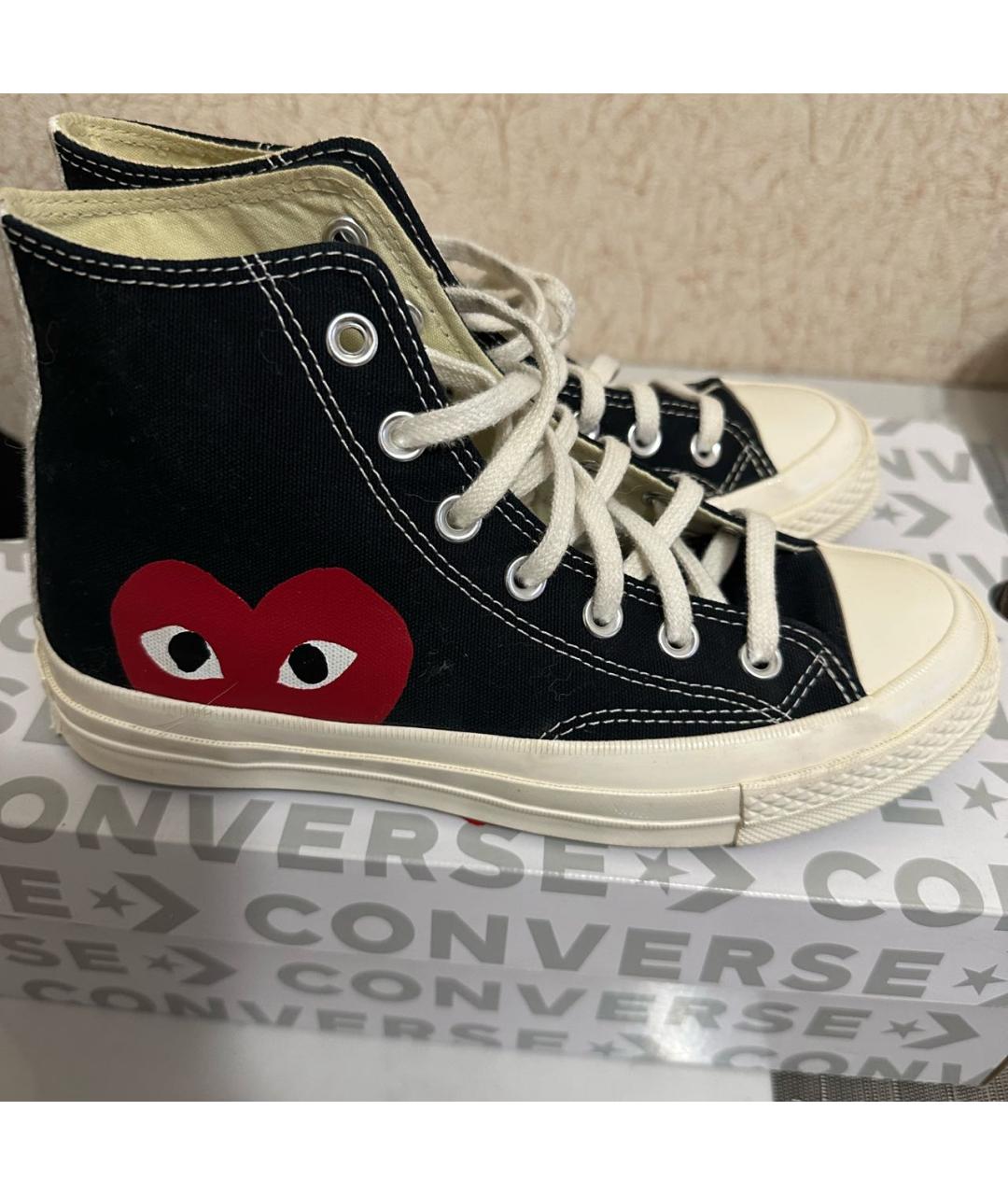 CONVERSE Черные кеды, фото 7