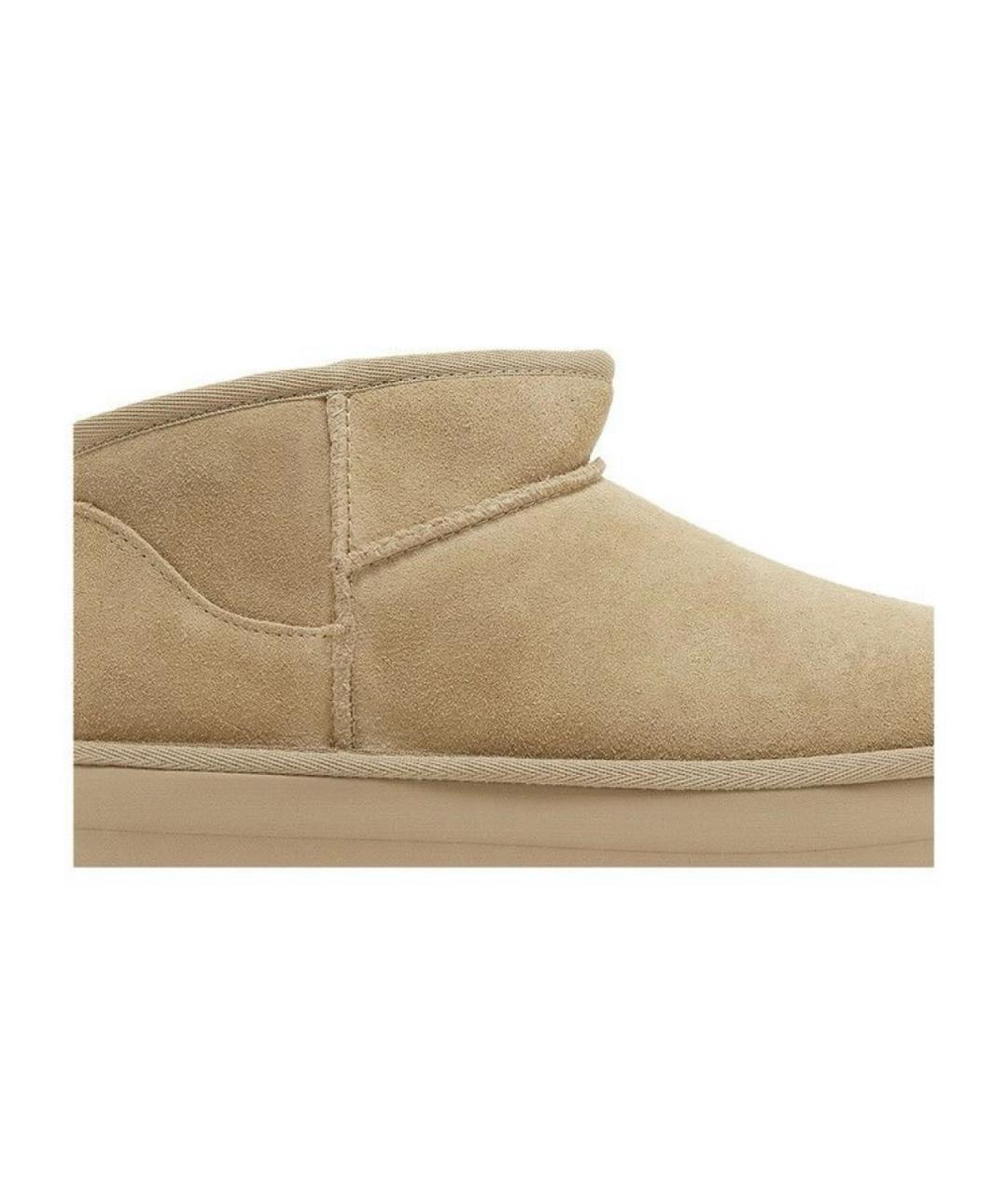 UGG AUSTRALIA Бежевые замшевые ботинки, фото 2