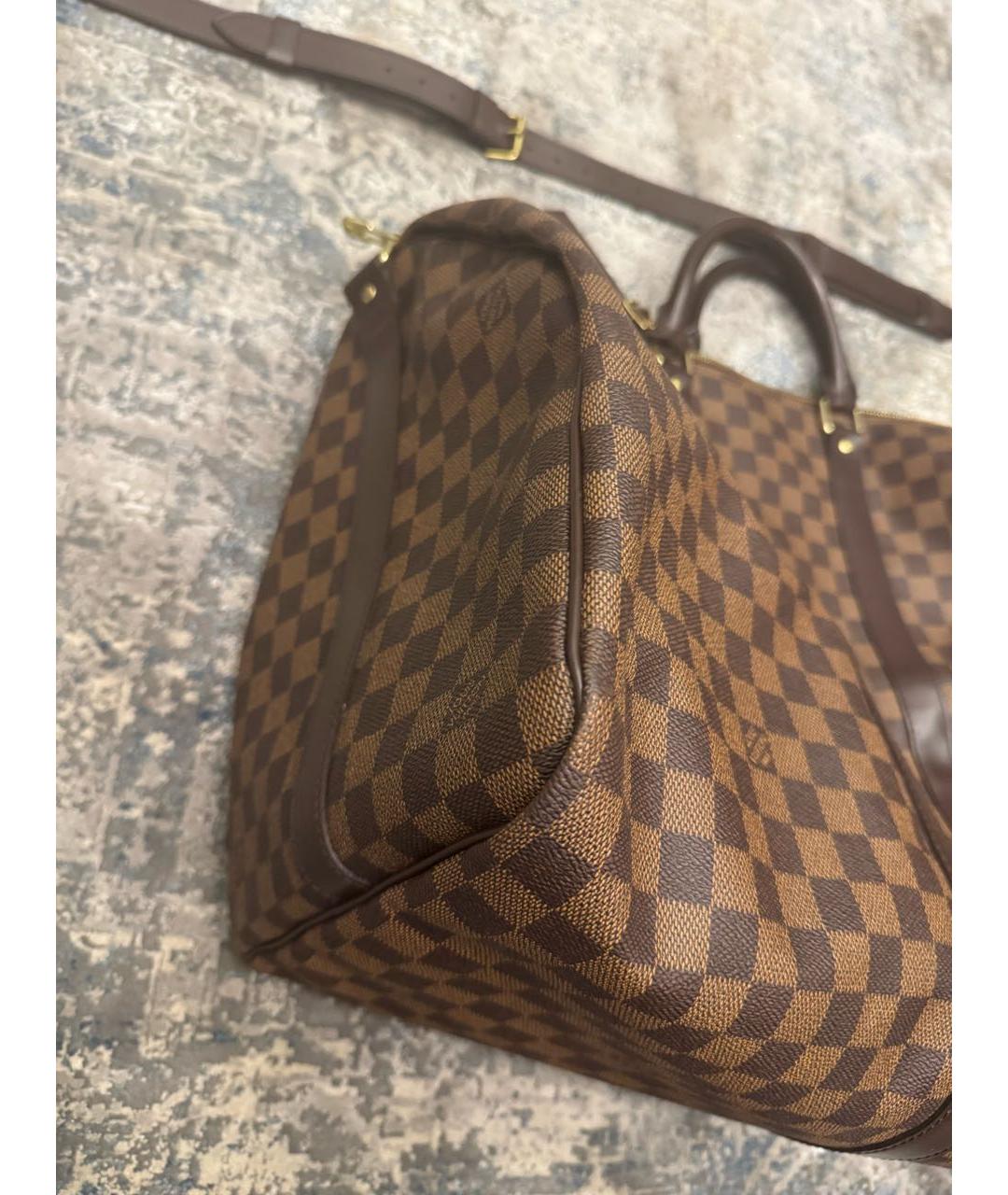 LOUIS VUITTON Коричневая дорожная/спортивная сумка, фото 3