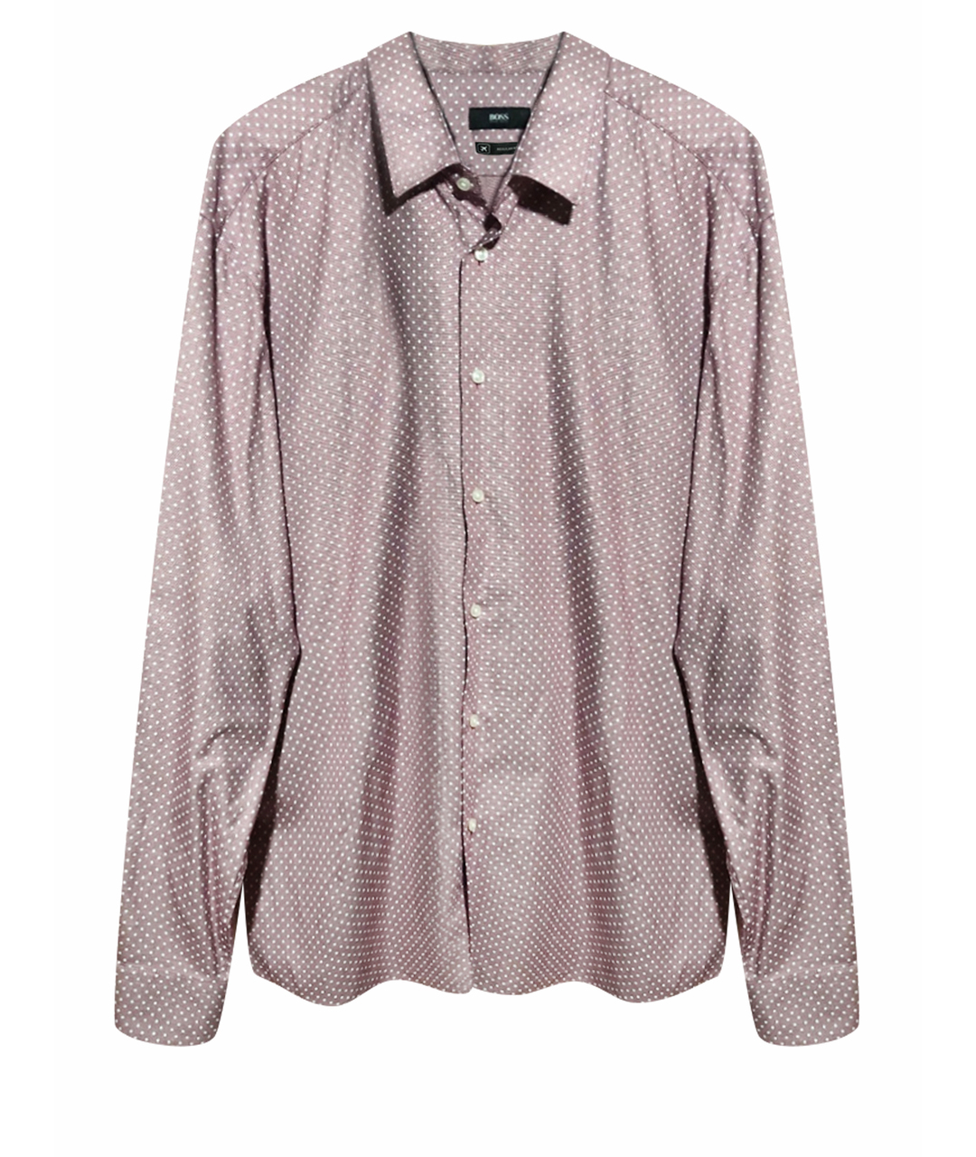HUGO BOSS Розовая хлопковая классическая рубашка, фото 1