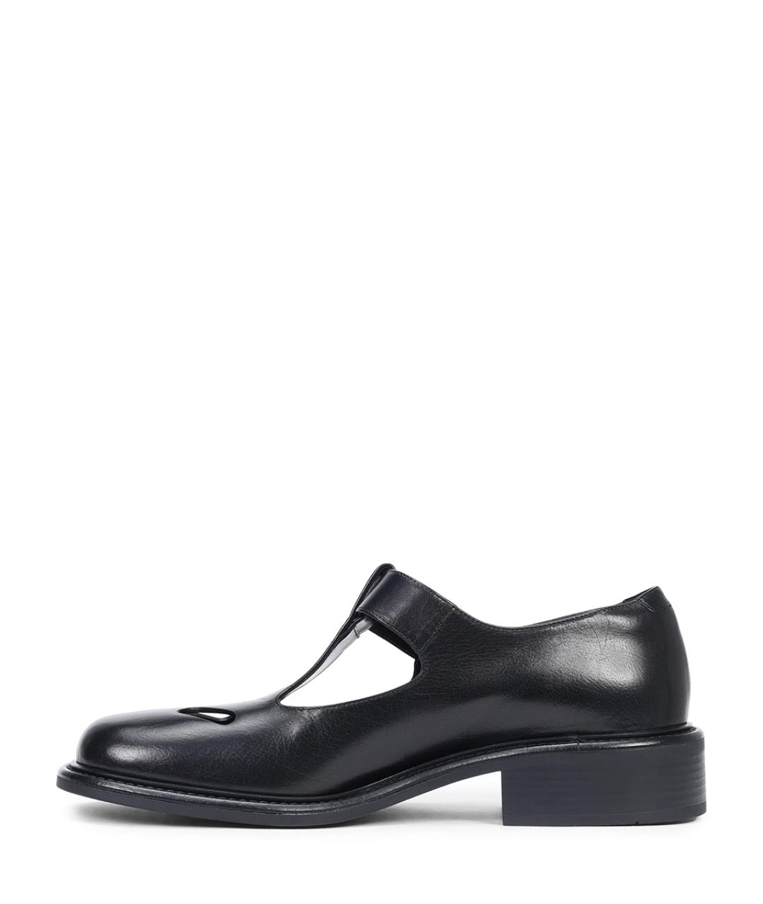 MIU MIU Черные кожаные туфли, фото 2