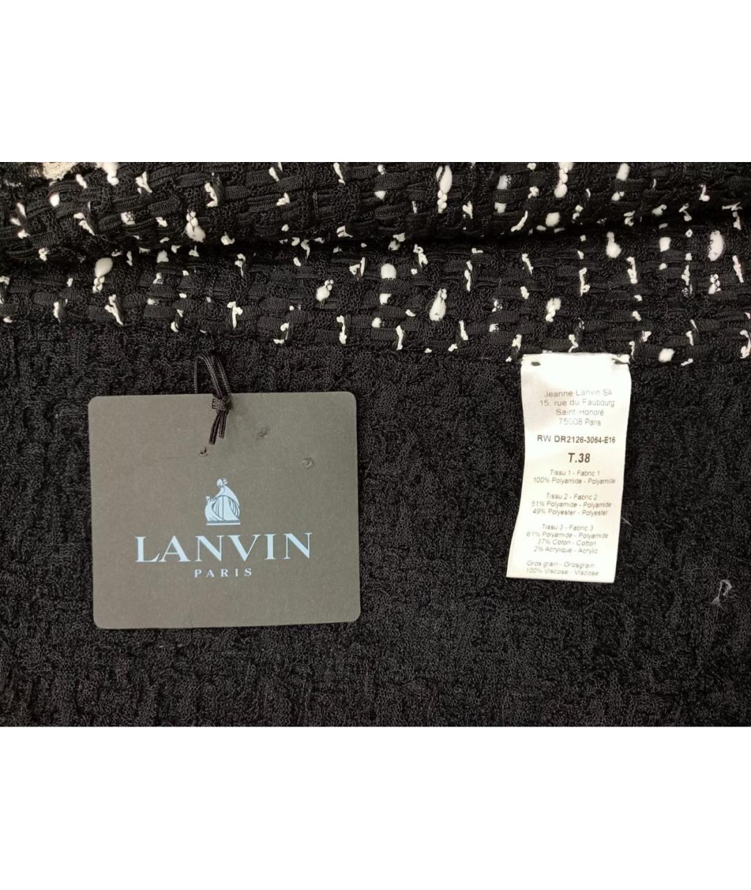 LANVIN Серое хлопковое повседневное платье, фото 5