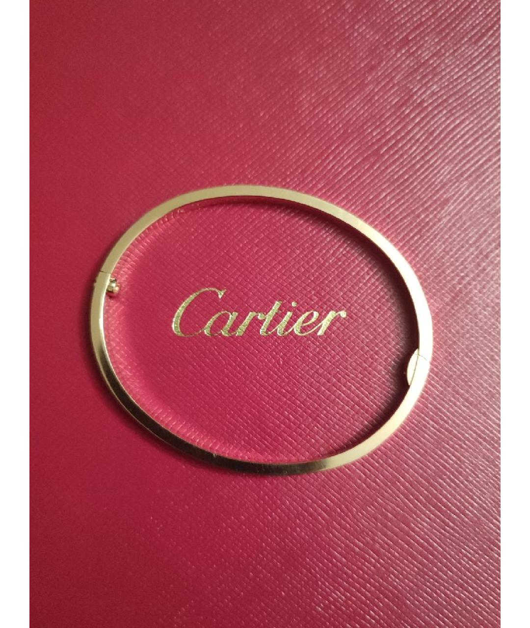 CARTIER Желтый браслет из желтого золота, фото 2