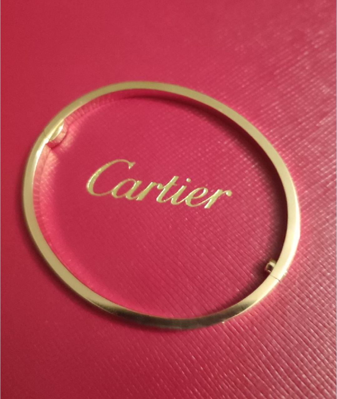 CARTIER Желтый браслет из желтого золота, фото 4