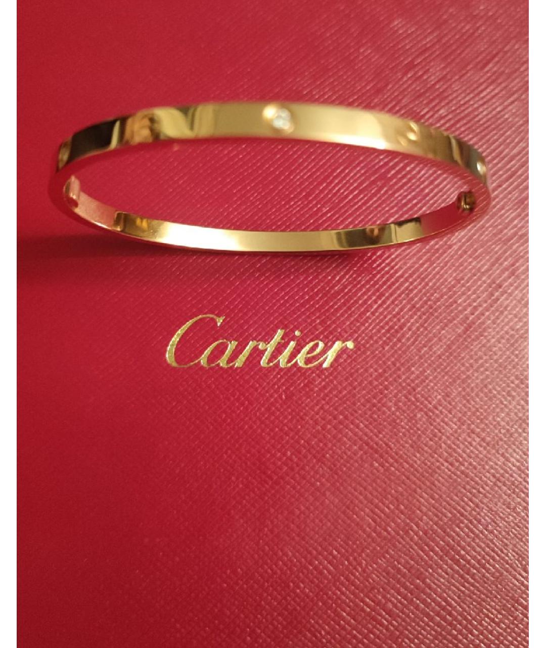 CARTIER Желтый браслет из желтого золота, фото 5