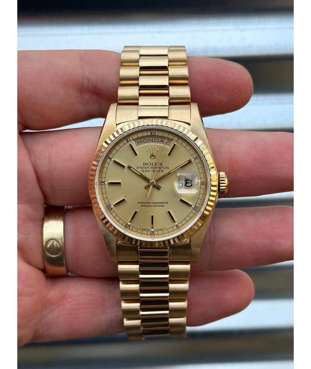 ROLEX Золотые часы из желтого золота, фото 2