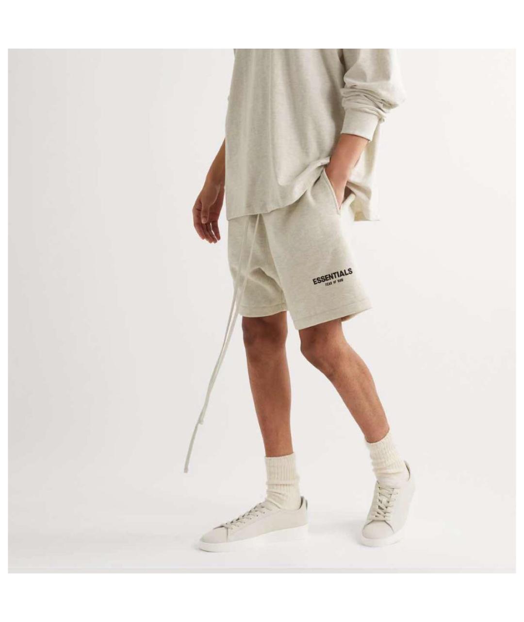 FEAR OF GOD ESSENTIALS Серые хлопковые шорты, фото 5