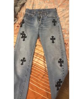 CHROME HEARTS Прямые джинсы