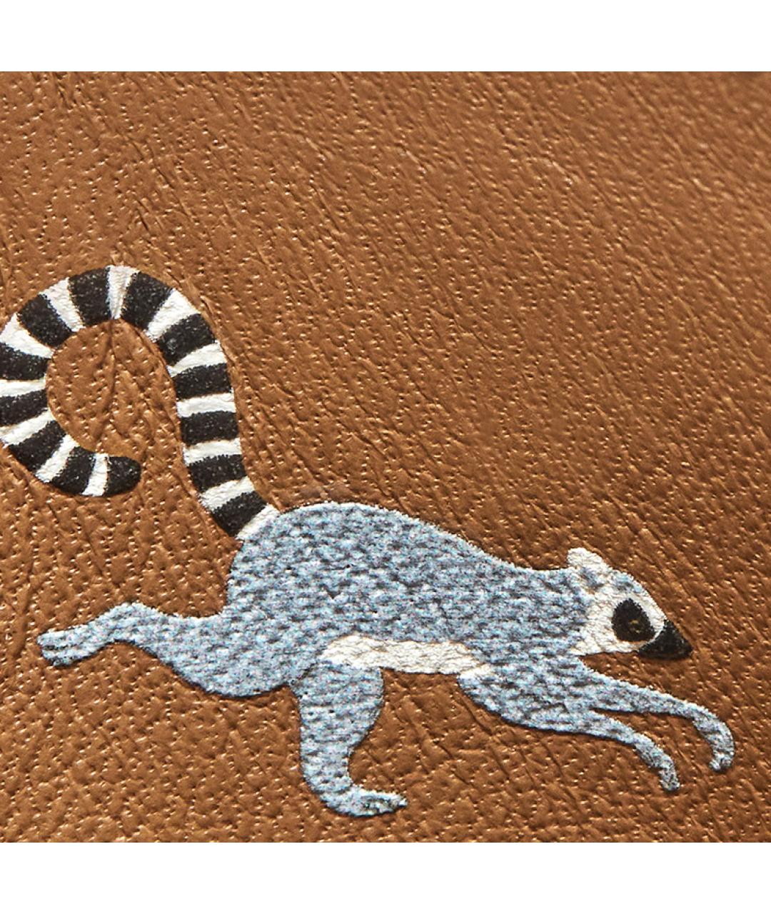 LOEWE Коричневый кожаный кардхолдер, фото 4