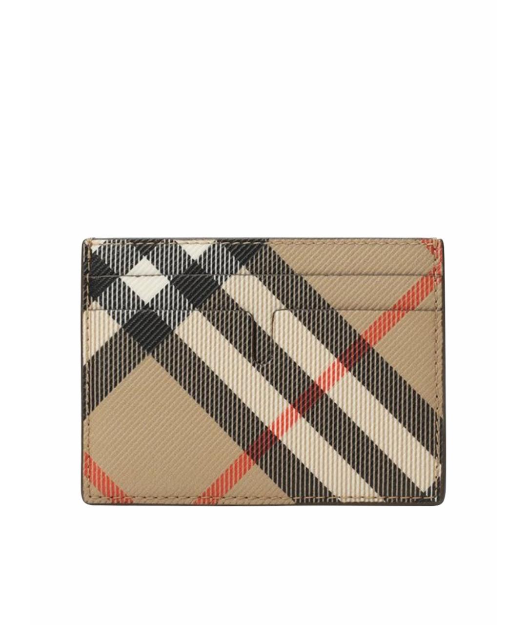 BURBERRY Бежевый кардхолдер, фото 1