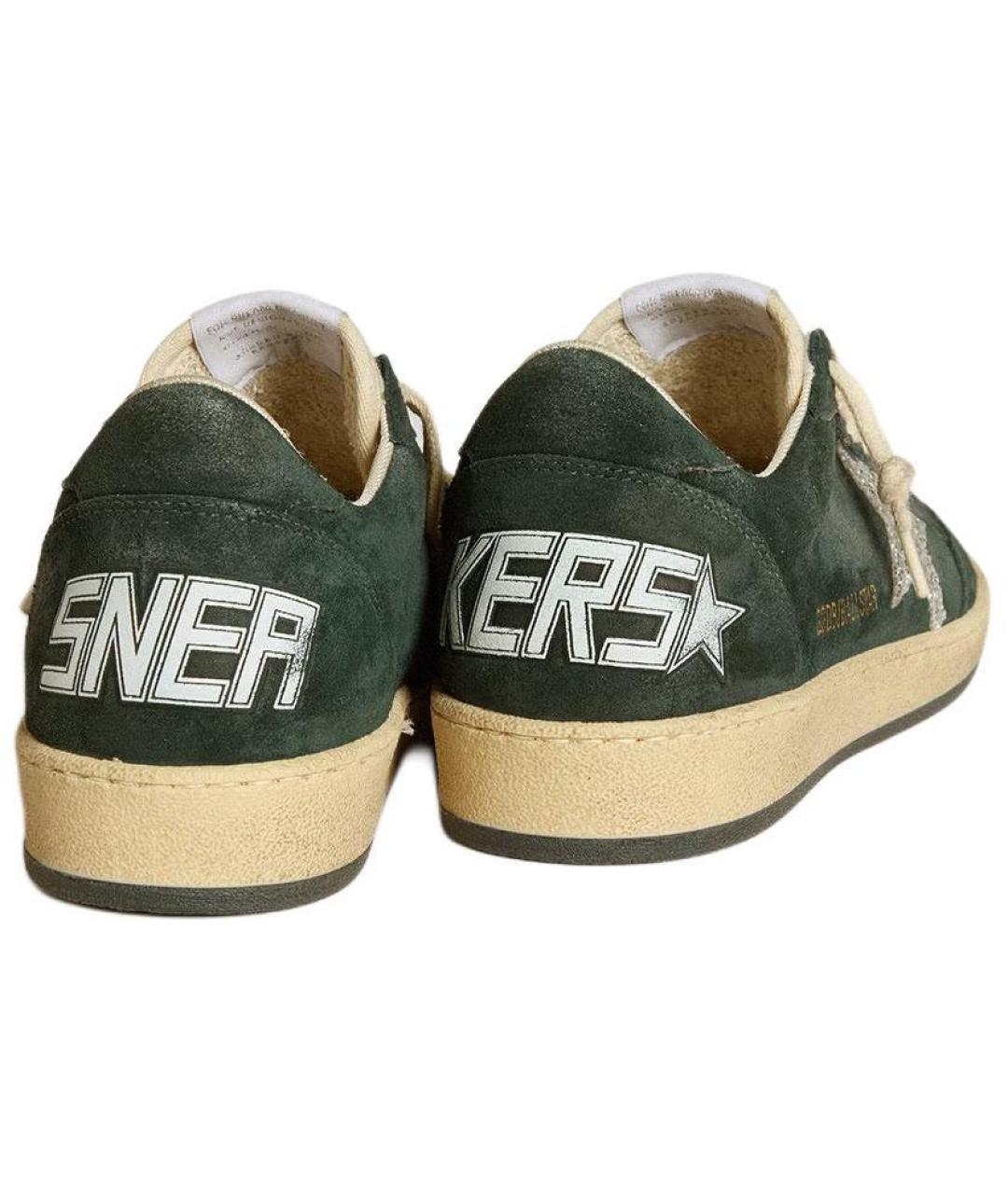 GOLDEN GOOSE DELUXE BRAND Зеленые кеды, фото 3