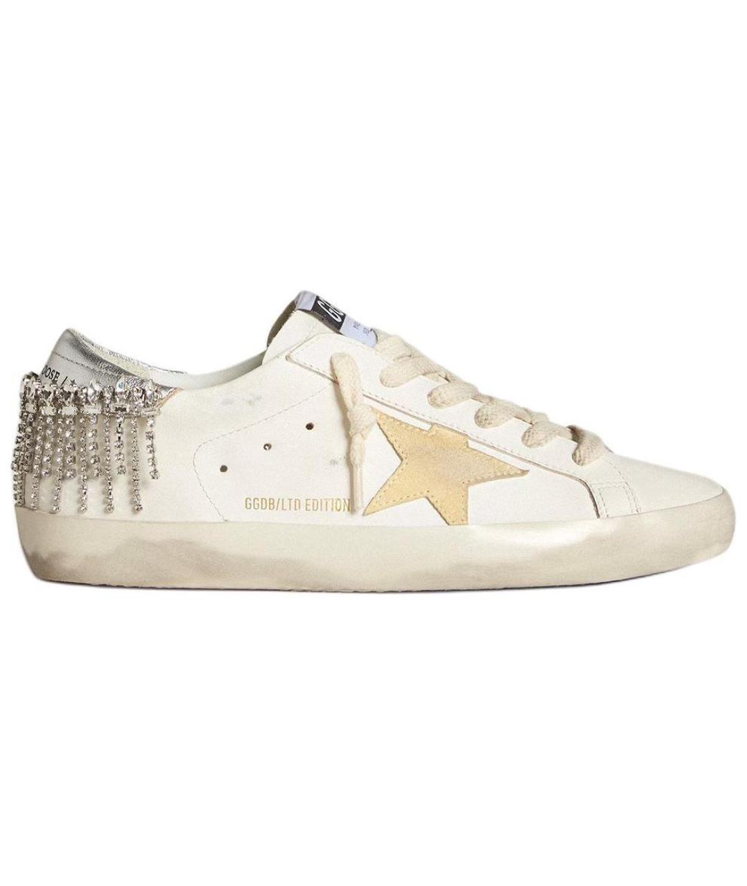 GOLDEN GOOSE DELUXE BRAND Бежевые кеды, фото 1