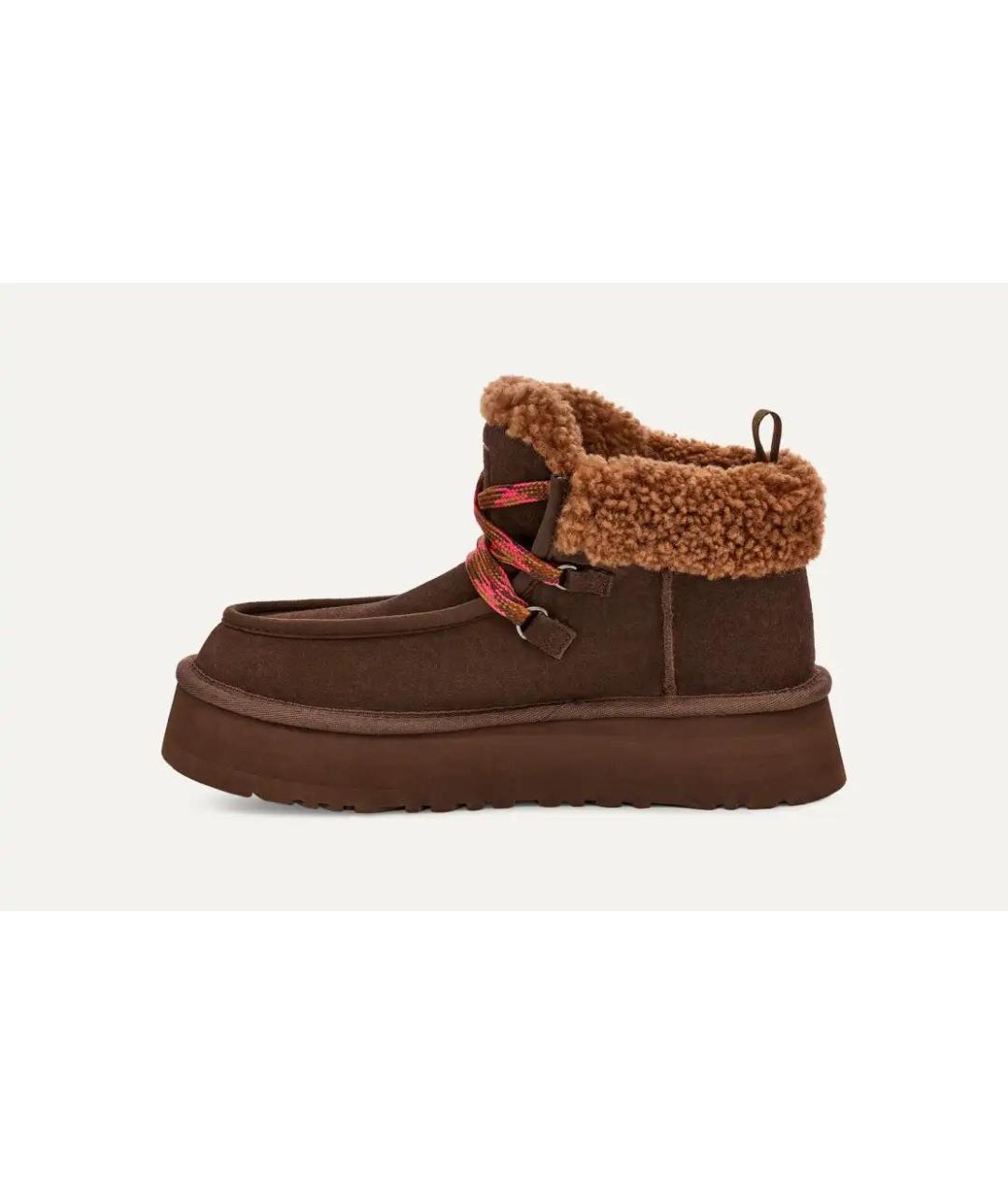 UGG AUSTRALIA Коричневые замшевые ботинки, фото 4