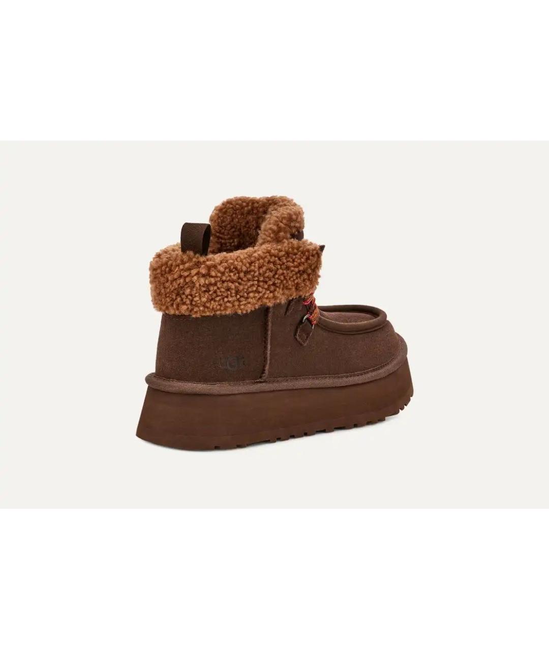 UGG AUSTRALIA Коричневые замшевые ботинки, фото 3