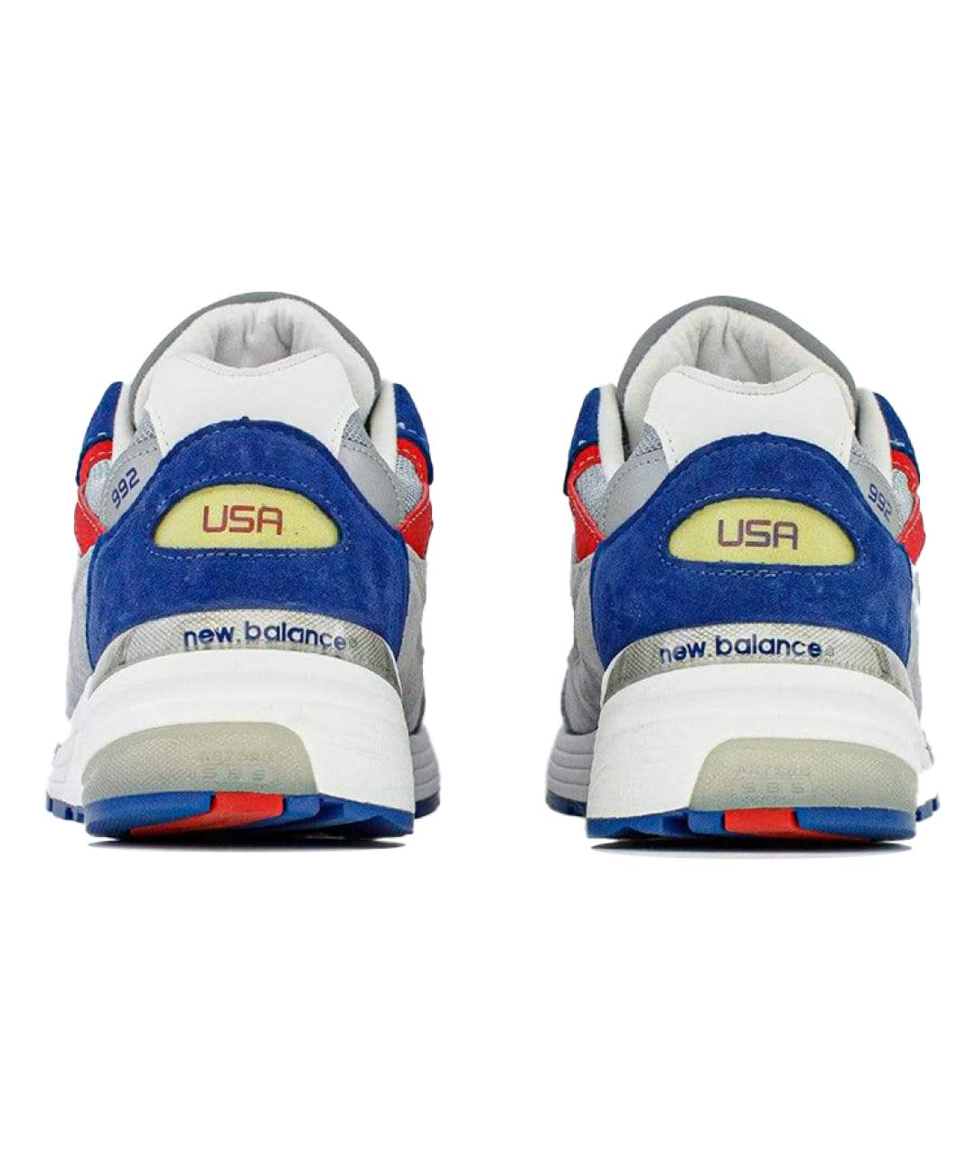 NEW BALANCE Серые низкие кроссовки / кеды, фото 4