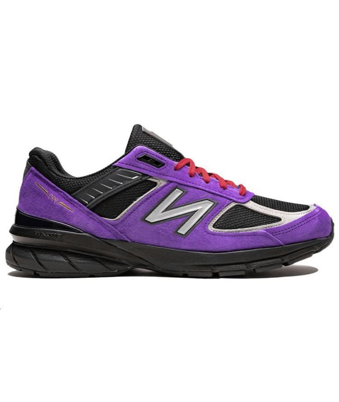 NEW BALANCE Фиолетовые низкие кроссовки / кеды, фото 1
