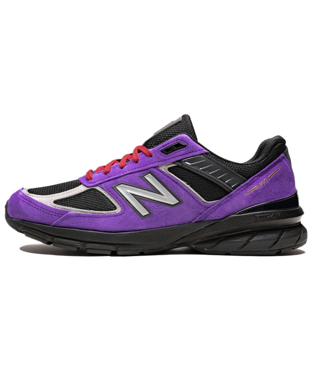 NEW BALANCE Фиолетовые низкие кроссовки / кеды, фото 2