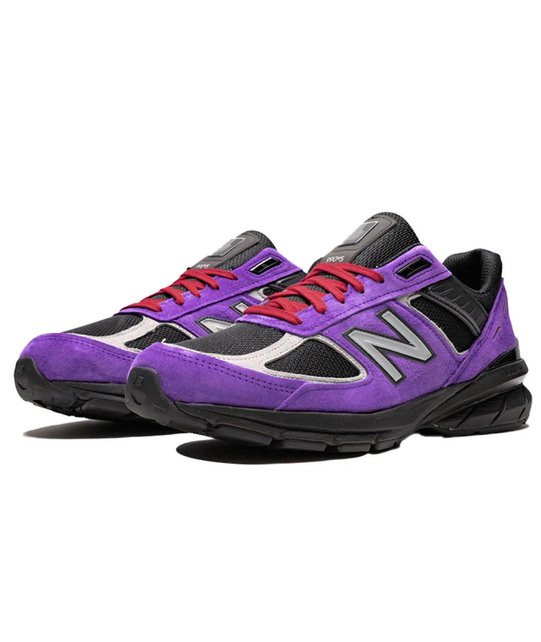 NEW BALANCE Фиолетовые низкие кроссовки / кеды, фото 4