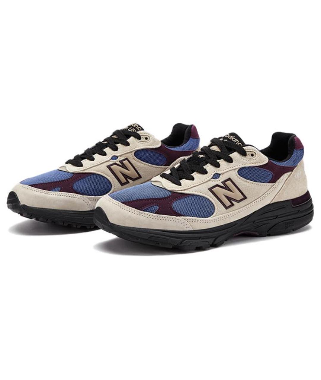 NEW BALANCE Бежевые низкие кроссовки / кеды, фото 3