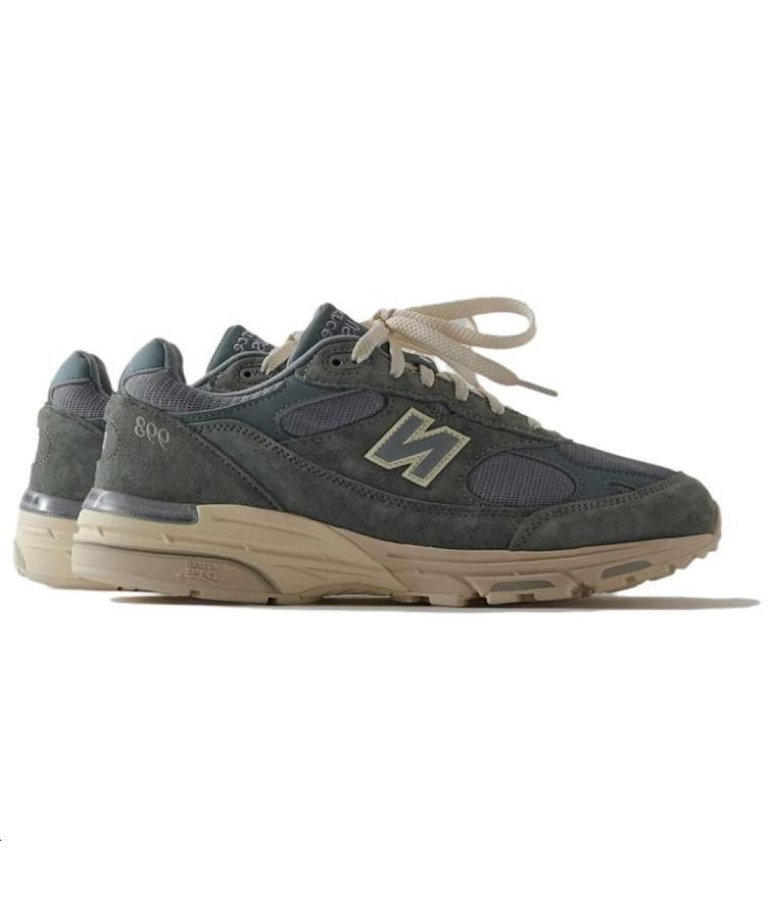 NEW BALANCE Зеленые низкие кроссовки / кеды, фото 3