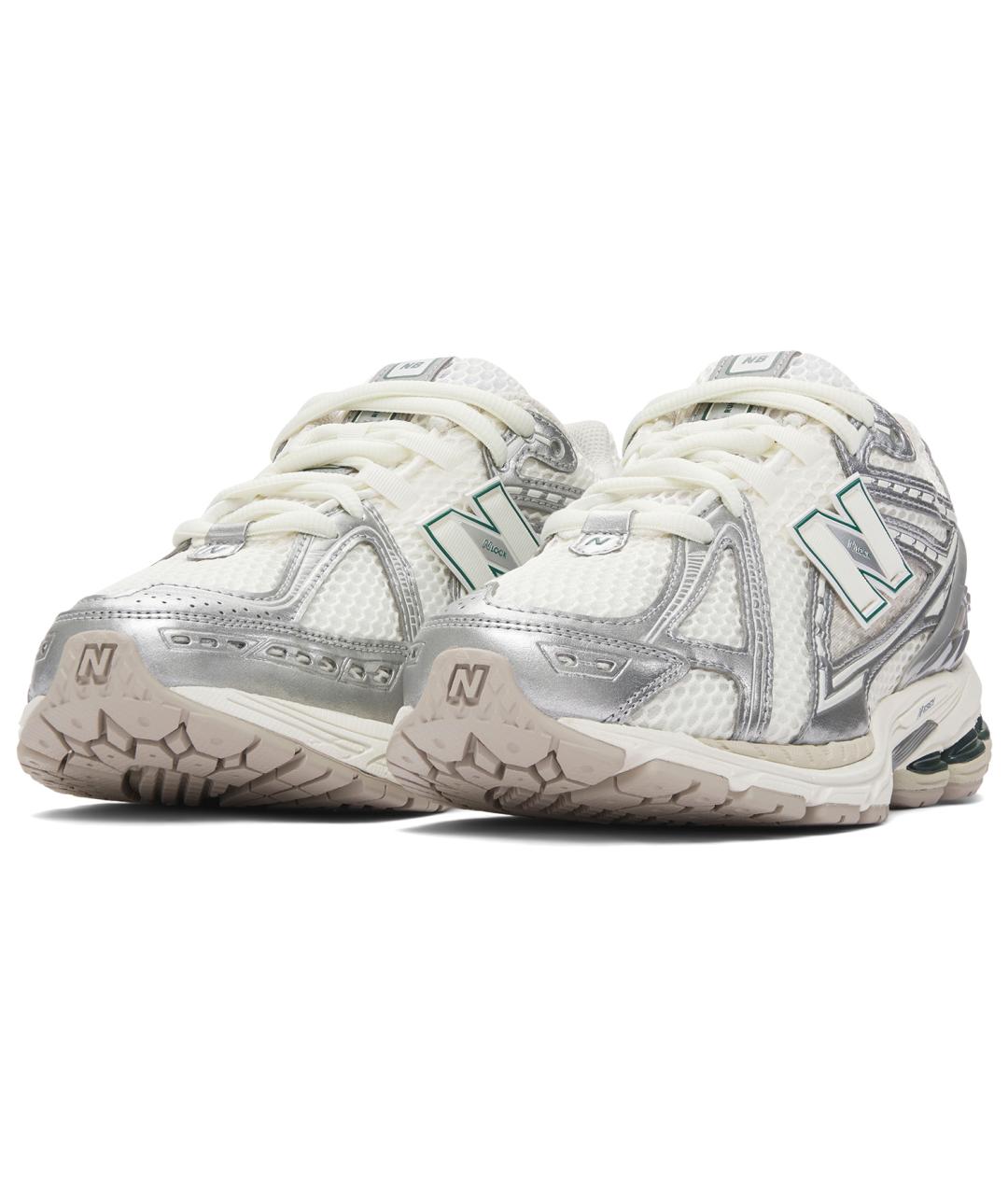 NEW BALANCE Серебряные кроссовки, фото 3